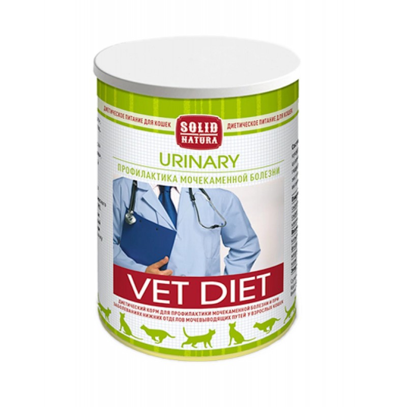 Купить Solid Natura VET Urinary диета для кошек влажный 0,34 кг Solid Natura в Калиниграде с доставкой (фото)