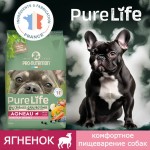 Купить Беззерновой гипоалергенный корм для собак Pro-Nutrition PURE LIFE с ягненком, 2 кг Pro-Nutrition Flatazor PURE LIFE в Калиниграде с доставкой (фото 2)