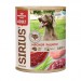 Корм SIRIUS МЯСНОЙ РАЦИОН консервированный для взрослых собак,  340 г