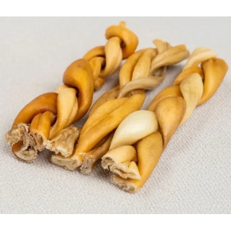 Лакомство  кожа косичка конская, 10 см 50 г