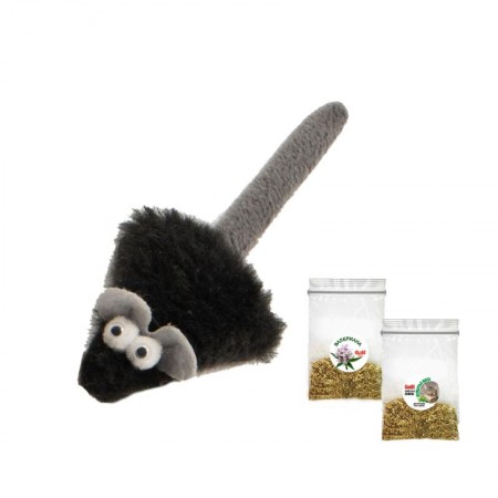 Игрушка Премиум GoSi д/кошек Мышь Чарльз 25 см