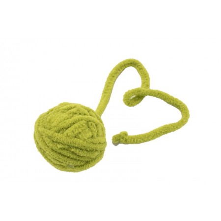 Игрушка Премиум GoSi д/кошек Плюшевый клубок фисташковый орех 9 см