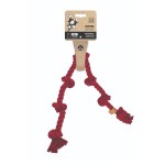 Купить Игрушка для собак COTO перетяжка канат красная 105 см (хлопок) Mpets M-Pets в Калиниграде с доставкой (фото)