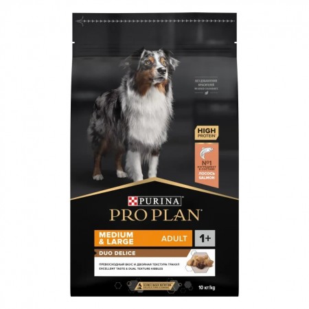Purina Pro Plan Duo Delice OPTIBALANCE для собак крупных и средних пород с лососем и рисом, 700 гр