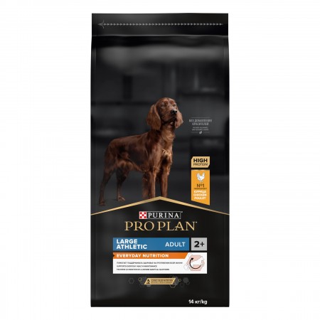 Purina Pro Plan OPTIBALANCE для крупных собак с атлетическим телосложением, курица рис, 3 кг