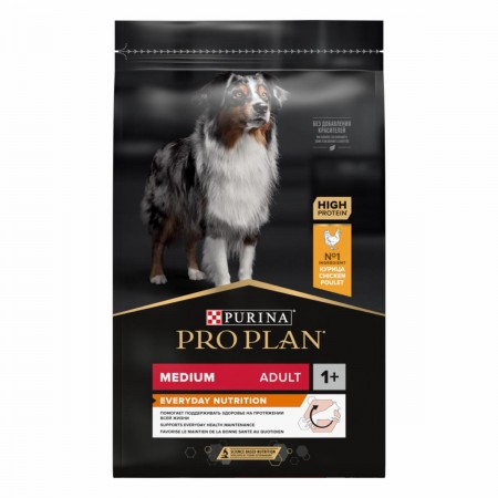 Purina Pro Plan OPTIBALANCE для собак средних пород с высоким содержанием курицы, 1,5 кг