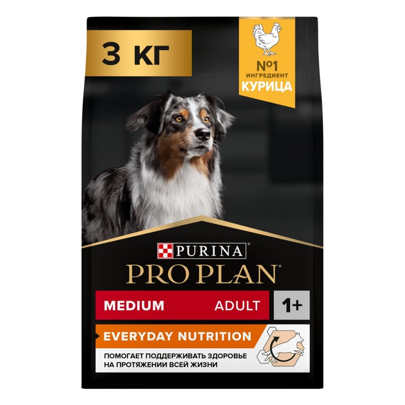 Купить Purina Pro Plan OPTIBALANCE для собак средних пород с высоким содержанием курицы, 3 кг Pro Plan в Калиниграде с доставкой (фото)
