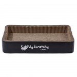Купить Когтеточка картонная MY SCRATCHY BROOKLYN для кошек, 50х30х8,8см, черный Mpets 20652308 M-Pets в Калиниграде с доставкой (фото 5)