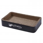 Купить Когтеточка картонная MY SCRATCHY BROOKLYN для кошек, 50х30х8,8см, черный Mpets 20652308 M-Pets в Калиниграде с доставкой (фото 6)