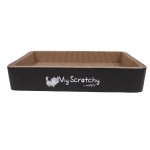 Купить Когтеточка картонная MY SCRATCHY BROOKLYN для кошек, 50х30х8,8см, черный Mpets 20652308 M-Pets в Калиниграде с доставкой (фото 7)