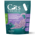 Купить Растительный наполнитель тофу Cat's choice с ароматом, Лаванда, 6 л, 2.5 кг Cat's choice в Калиниграде с доставкой. Категория Cat's choice Купить Растительный наполнитель тофу Cat's choice с ароматом, Лаванда, 6 л, 2.5 кг Cat's choice в Калиниграде с доставкой (фото)