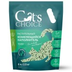 Купить Растительный наполнитель тофу Cat's choice с ароматом, Зеленый чай, 6 л, 2.5 кг Cat's choice в Калиниграде с доставкой. Категория Cat's choice Купить Растительный наполнитель тофу Cat's choice с ароматом, Зеленый чай, 6 л, 2.5 кг Cat's choice в Калиниграде с доставкой (фото)