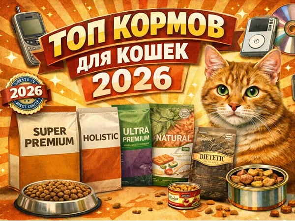 Топ кормов для кошек