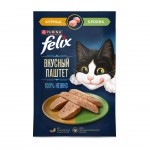Купить Влажный корм FELIX Вкусный паштет для кошек, со вкусом курицы и кролика, 75 г Felix в Калиниграде с доставкой (фото)