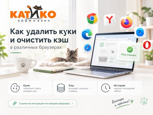 Как удалить куки и очистить кэш в различных браузерах