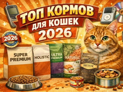 Топ кормов для кошек