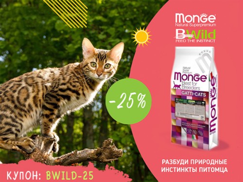Monge BWild GRAIN FREE -25%
