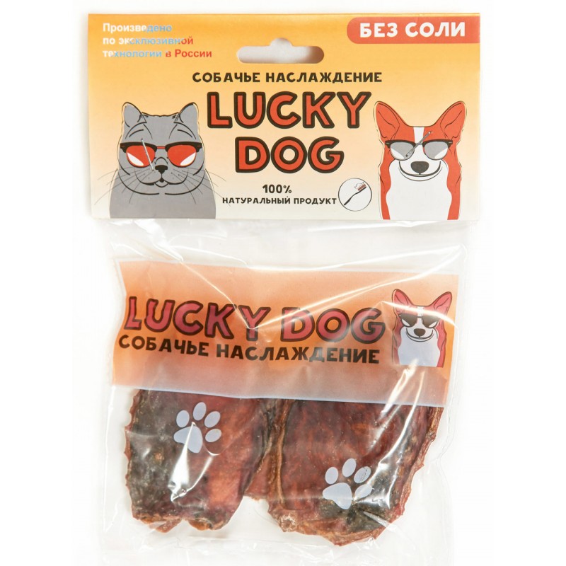 Купить Лакомство для собак Lucky Animals Бычьи лепёшки (семенники) LuckyDog в Калиниграде с доставкой (фото)