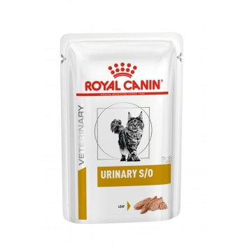 Royal Canin Urinary S/O консервы для кошек с курицей в соусе при МКБ 85 гр