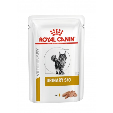 Royal Canin Urinary S/O консервы для кошек с курицей в соусе при МКБ 85 гр