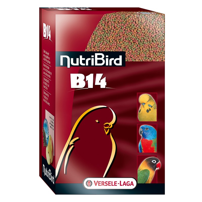VERSELE-LAGA гранулированный корм для волнистых и других попугаев NutriBird B14 800 г