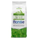 Monge Dog Monoprotein корм для собак всех пород кролик с рисом и картофелем 12 кг