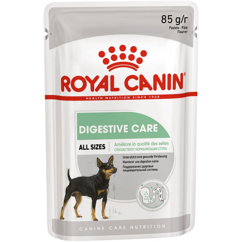 Корм влажный Royal Canin Digestive Care Pouch Loaf, корм для собак с чувствительным пищеварением, (в паштете) 85 г