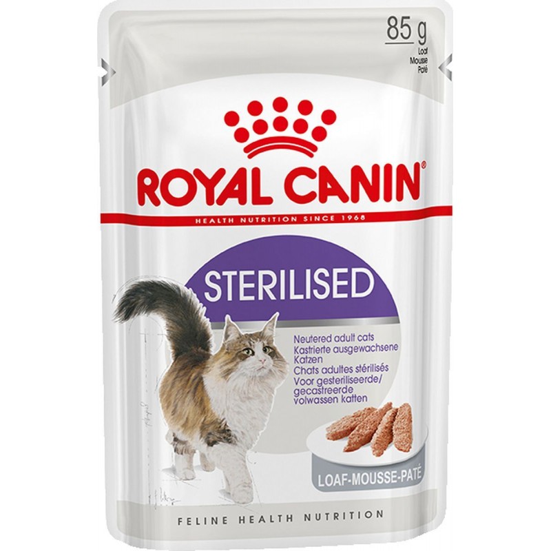 Консервы Royal Canin "Sterilised", паштет для взрослых стерилизованных кошек, 85 г