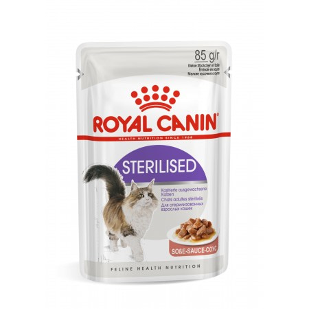 Консервы Royal Canin, для взрослых стерилизованных кошек, в соусе, 85 г