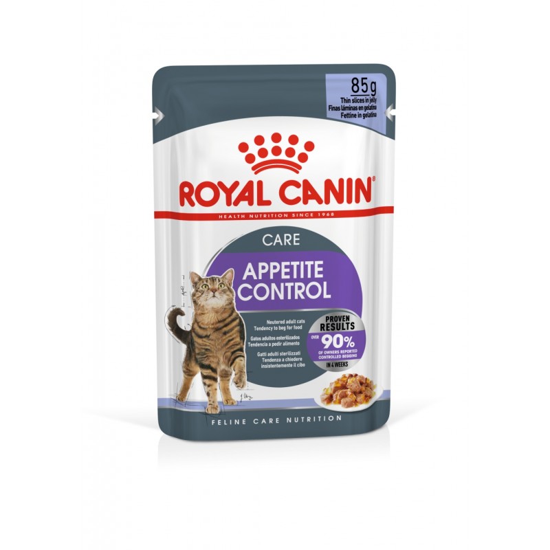 Консервы ROYAL CANIN APPETITE CONTROL CARE диетические для взрослых кошек контроль выпрашивания корма в желе 85 гр
