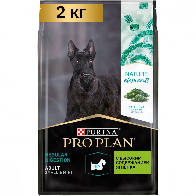 Купить Pro Plan Nature Elements для взрослых собак мелких и карликовых пород, с ягненком, 2 кг Pro Plan в Калиниграде с доставкой (фото)