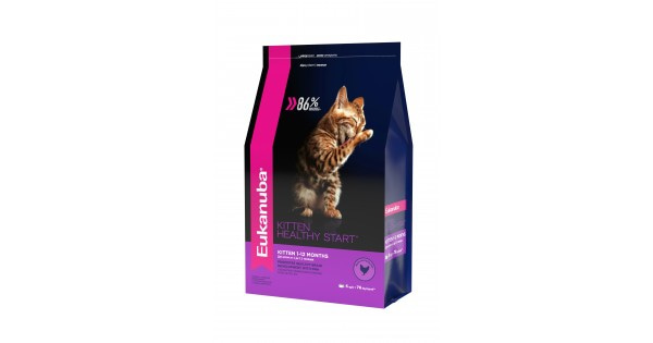Сухой корм Eukanuba Kitten Healthy Start для котят, беременных и ...