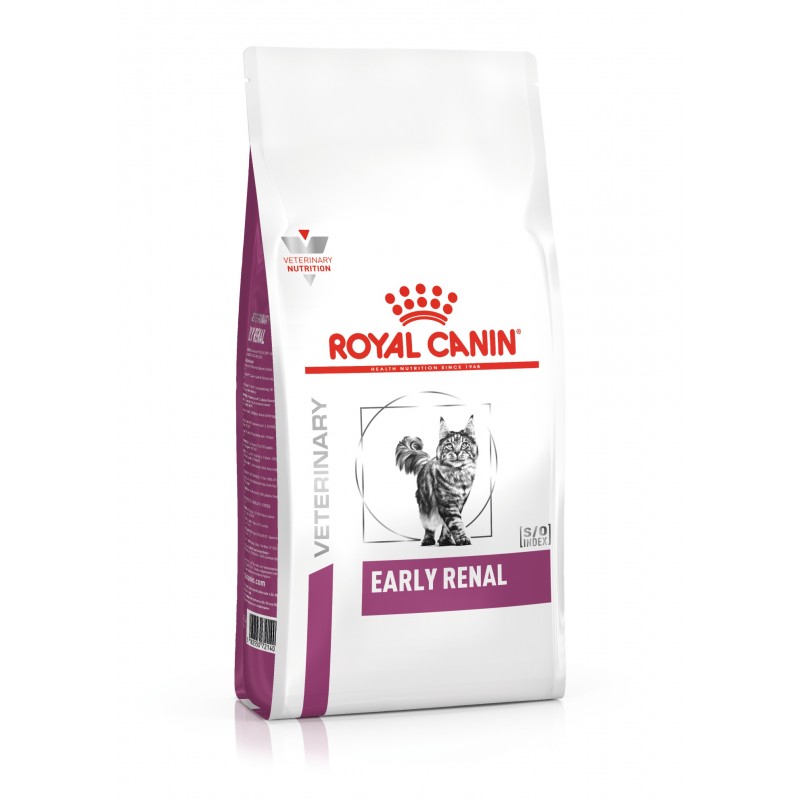Сухой диетический корм Royal Canin Early Renal для взрослых кошек при ранней стадии почечной недостаточности. Ветеринарная диета 400 гр