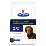 Сухой диетический гипоаллеренный корм для взрослых собак маленьких пород при острых пищевых аллергиях Hill's Prescription Diet z/d Mini, 1,5кг