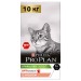 Purina Pro Plan OPTISENSES для стерилизованных кошек и кастрированных котов, с лососем, 10 кг