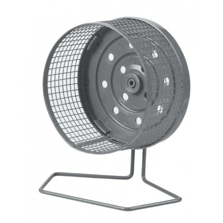 Колесо беговое для хомяков MPets металлическое, диаметр 13 см