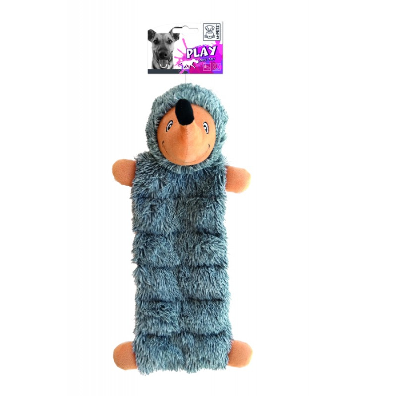Купить Игрушка для собак Ёжик длинный синий мягкая MPets, 43 см M-Pets в Калиниграде с доставкой (фото)