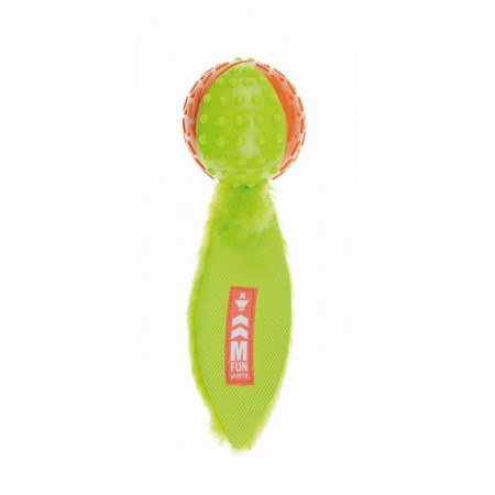 Игрушка для собак мяч-пищалка с хвостом MPets