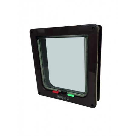 Дверь для кошек и собак мелких пород MPets 23,5х25.2 см коричневая