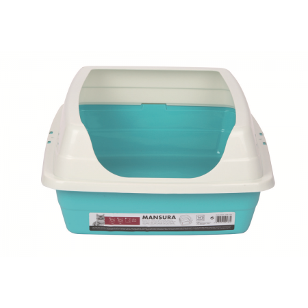 Туалет для кошек с бортиком Mpets, 49x39x18 см