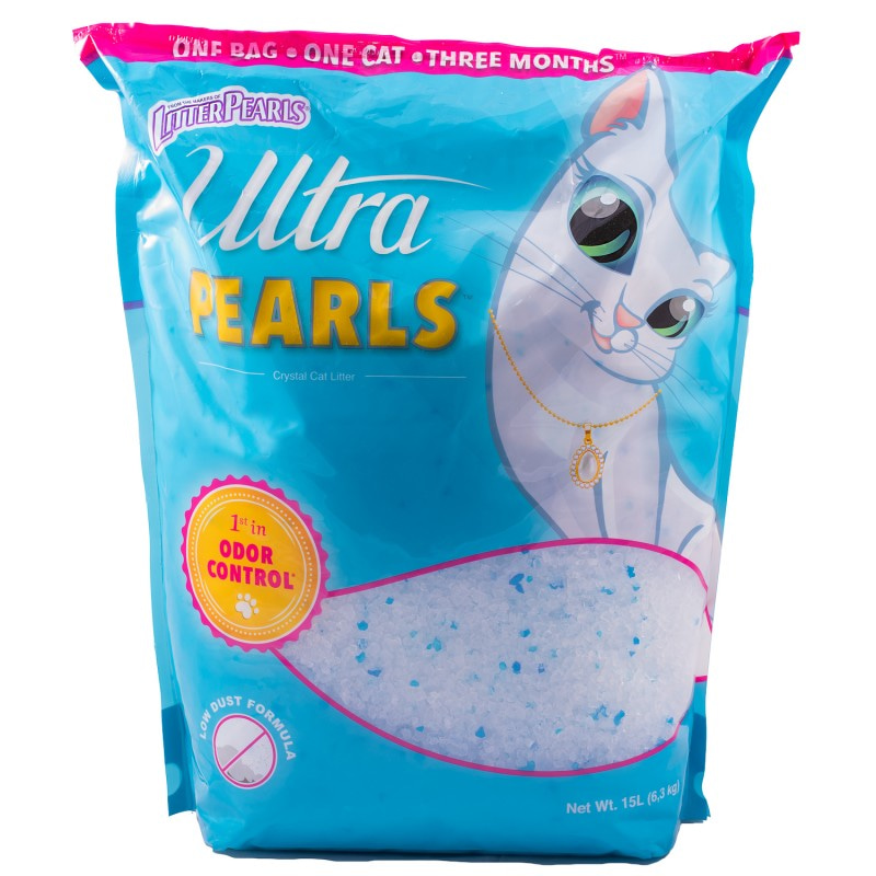 ULTRA PEARLS наполнитель для кошачьего туалета силикагель, 10 л