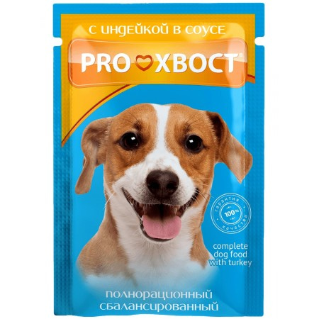 Консервы для собак Прохвост с индейкой, 85г