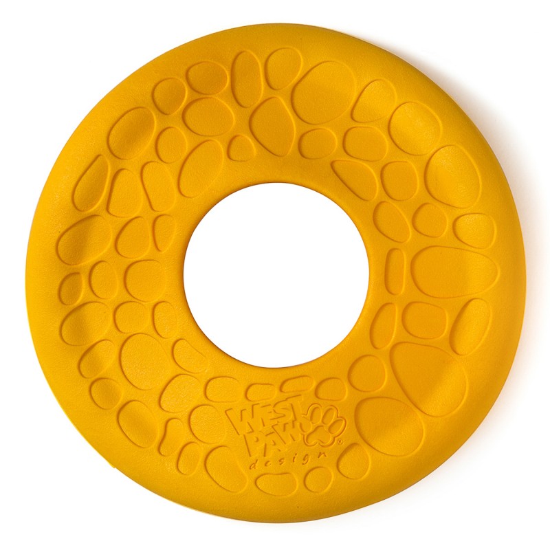 West Paw Zogoflex Air игрушка фрисби для собак Dash диаметр 20 см желтая