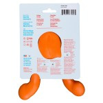 West Paw Zogoflex игрушка для собак Tizzi L для лакомств 16,5 см оранжевая