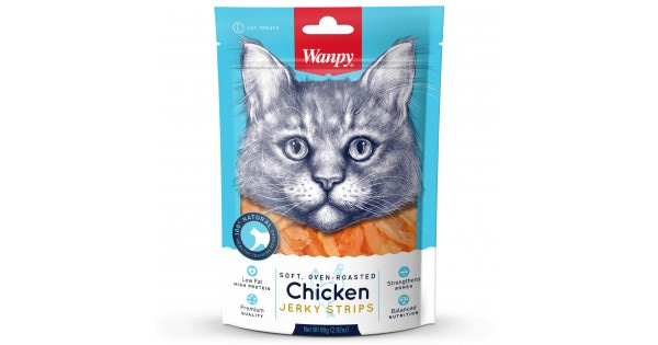 🥇279 р. – Wanpy Cat Лакомство для кошек «мягкая вяленая соломка» из ...
