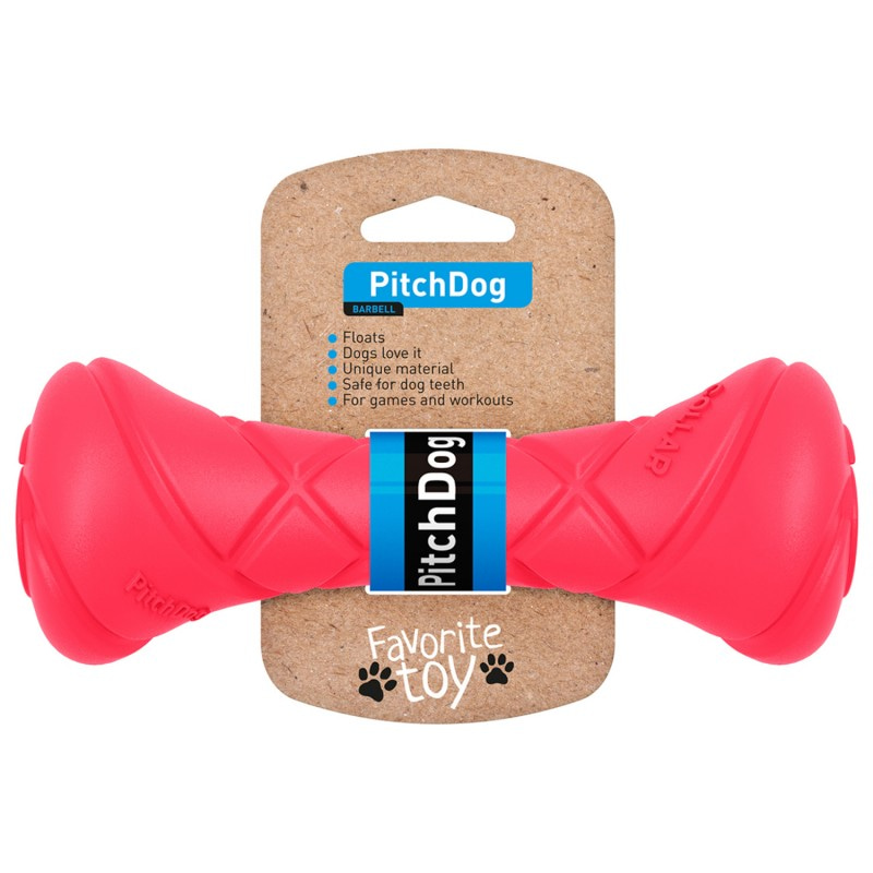 Купить PitchDog Игровая гантель для апортировки, длина 19 см, диаметр 7 см, розовая PitchDog в Калиниграде с доставкой (фото)