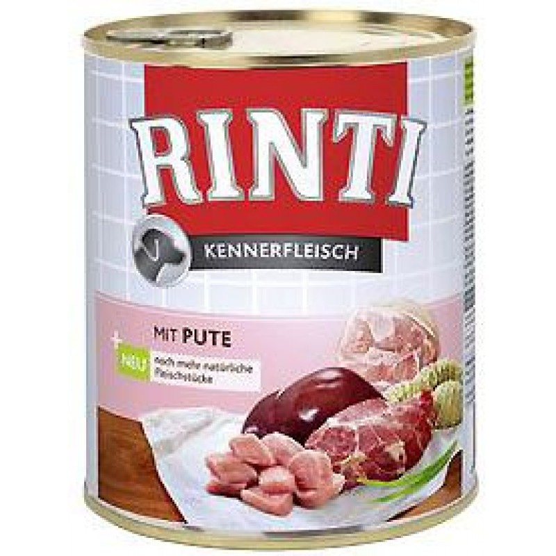INTI Kennerfleisch mit Pute - Ринти Мясной гурман с индейкой для собак - 800 гр