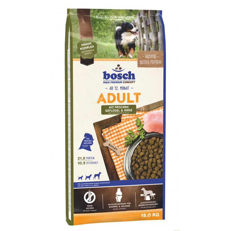 Купить Bosch Adult Птица со Спельтой для взрослых собак маленьких пород 3 кг Bosch в Калиниграде с доставкой (фото)