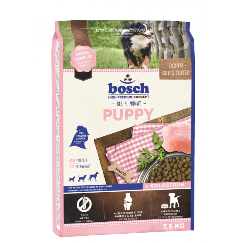 Сухой корм для щенков до 4 месяцев Bosch Puppy (Бош Паппи) 7,5 кг