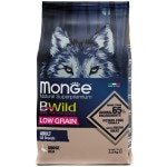 Сухой корм с низким содержанием злаков Monge BWild Dog Low Grain Goose из мяса гуся для взрослых собак всех пород 2,5 кг